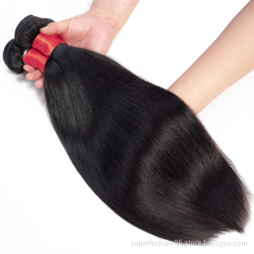 Top Quality Virgin Brazilian Cuticle Aligned Hair With Lace Frontal Closure 10A Raw Unprocessed Mink Straight Human Hair Bundles